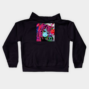 cat girl glitch ☆ Kids Hoodie